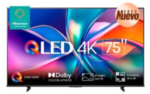 Televisiones Hisense 75QD6QV